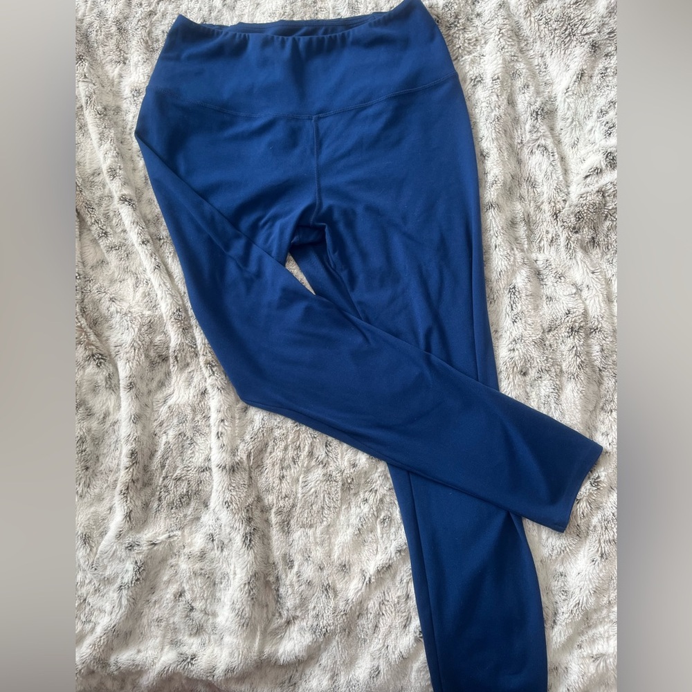 Dark Blue High-Waisted Leggings